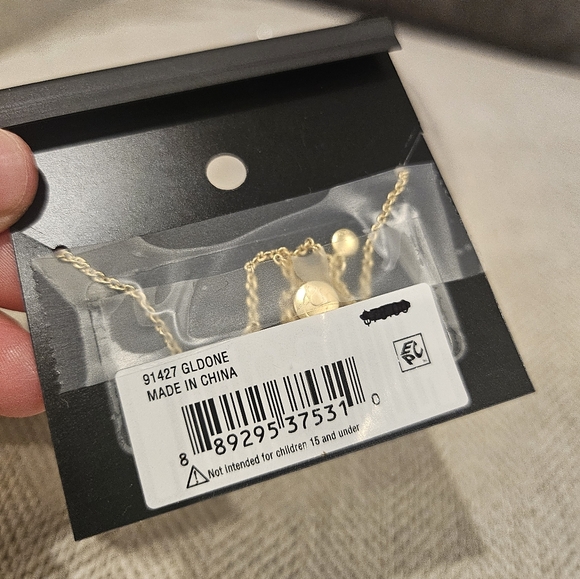 New Coach Goldtone Chain Slider Bracelet - Picture 6 of 8